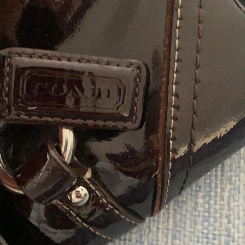 Leather Coach bag - Picture 5 of 7